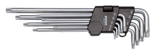 Torx key set extra long 9PC