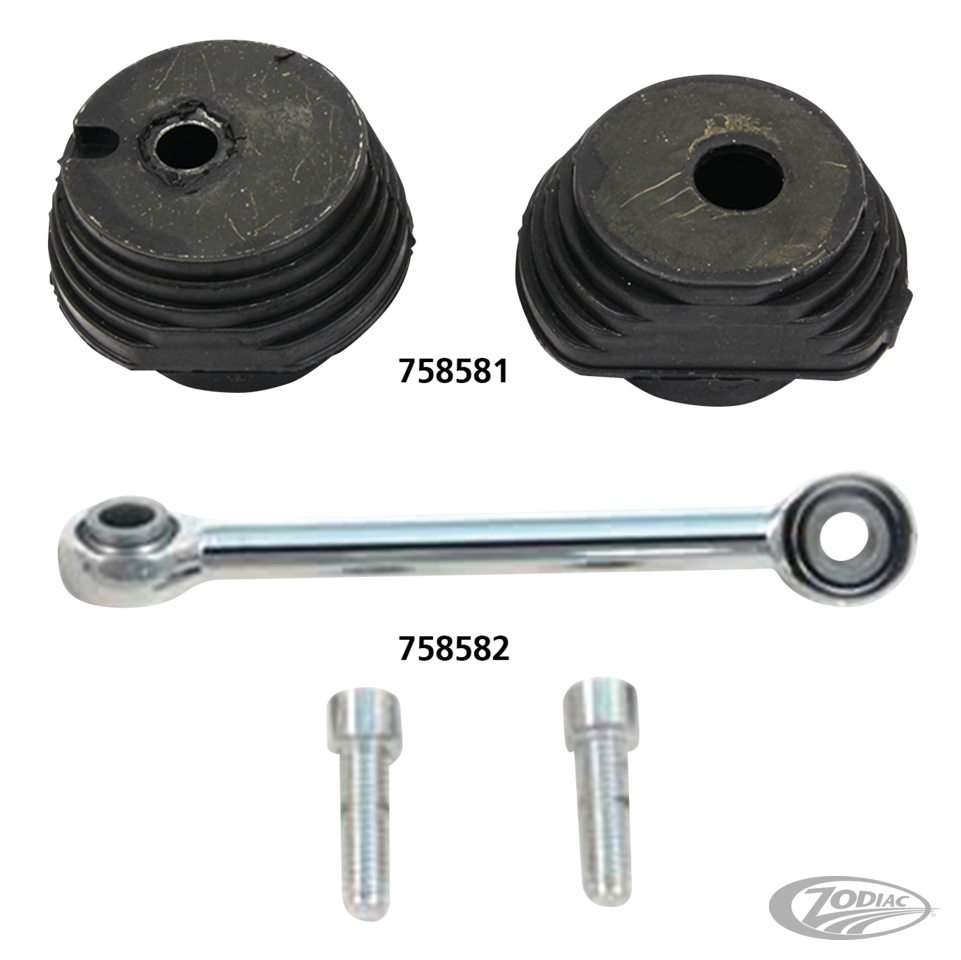 Front engine mount rubbers FLH/T09-up