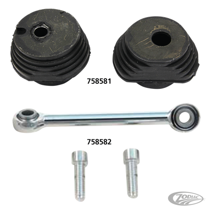 Front engine mount rubbers FLH/T09-up