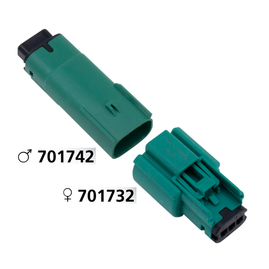 Molex 07Up 3-Position Female Green