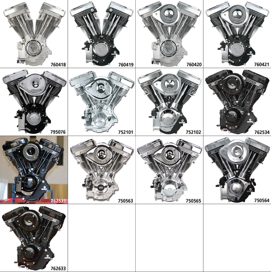 S&S V80 engine Natural no ign./no carb
