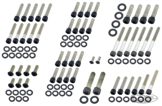 Eng. Bolt Kit Matt Blk FLH/T87-98