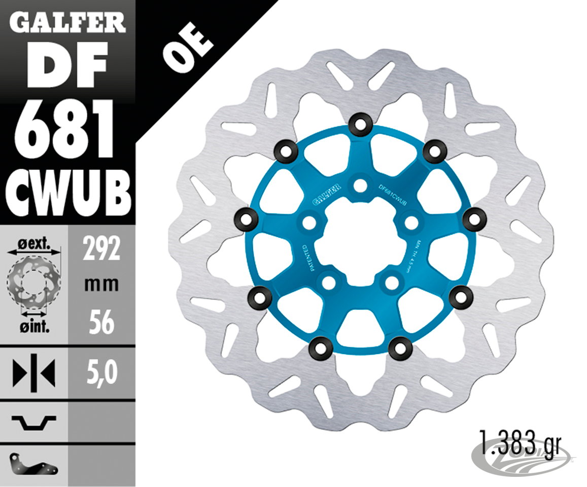 Galfer Wave RR Floating 11.5" Blue