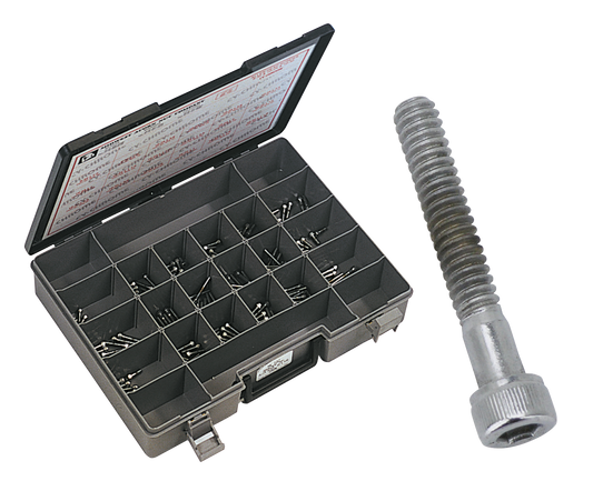 Ass. tray chrome allen head screws (180)