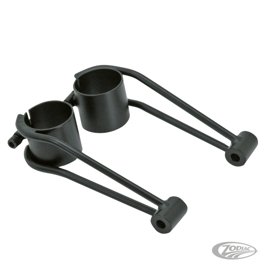 Vintage black 41mm light brackets