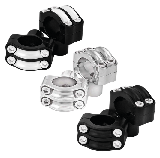 RSD Nostalgia Risers 1-1/4" bar Chrome