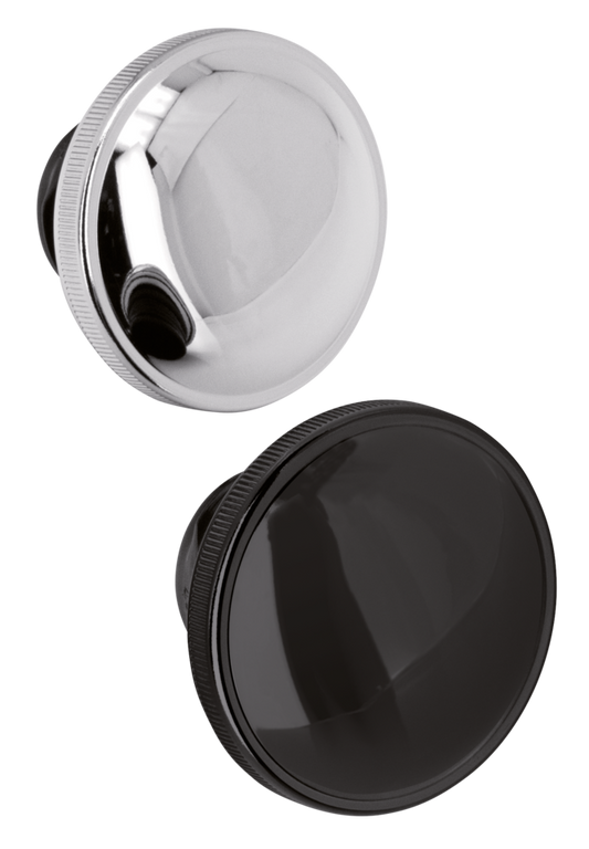 GZP Black Gas cap vented 85-e18 steel