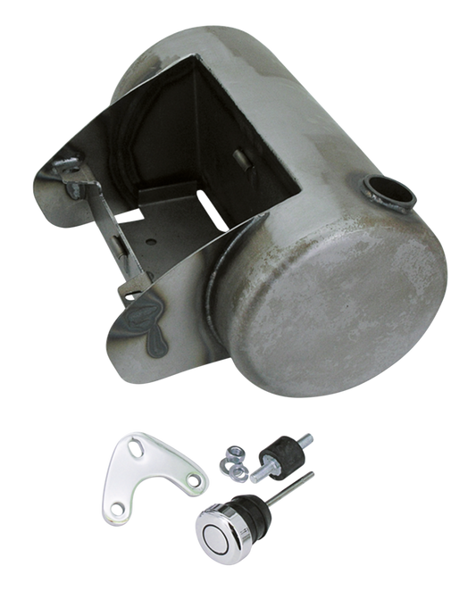 Round raw custom oil tank side fill