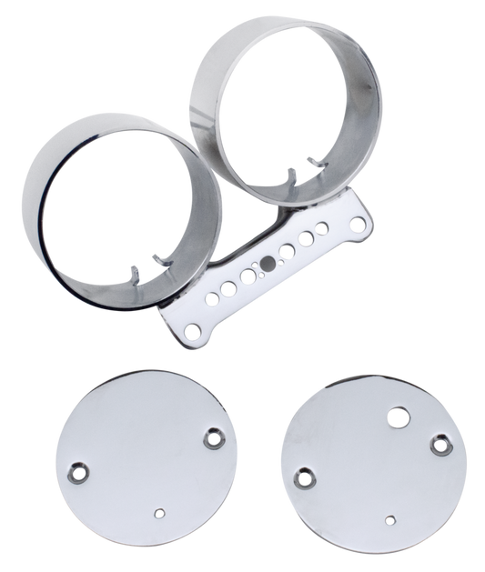 GZP Chr dual gauge mnt brckt XL/FXR95-05