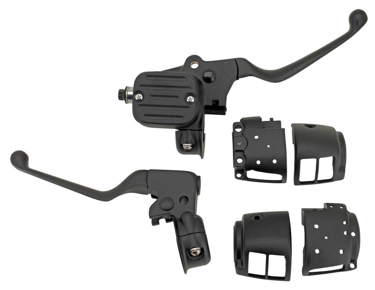 GZP Matte Black Handlebar cntrl kit 9/16