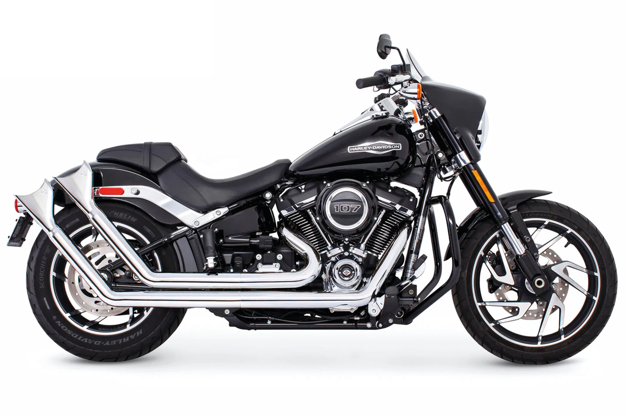 E4 UPSWEEP SHARKTAIL ST18-20 Chrome