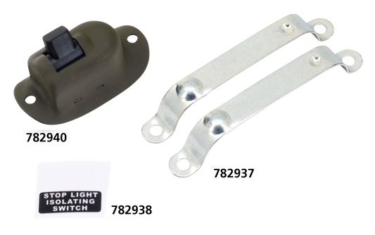 Clamps, auxiliary toggle switch WLC