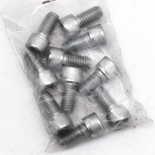 10pck allen bolt 3/8-16x3/4" UNC zinc