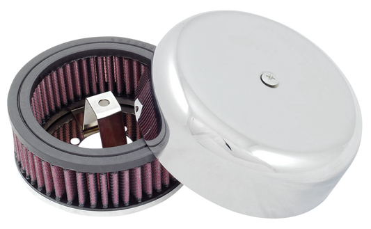 K&N Air cleaner 5.5" dia. round Linkert