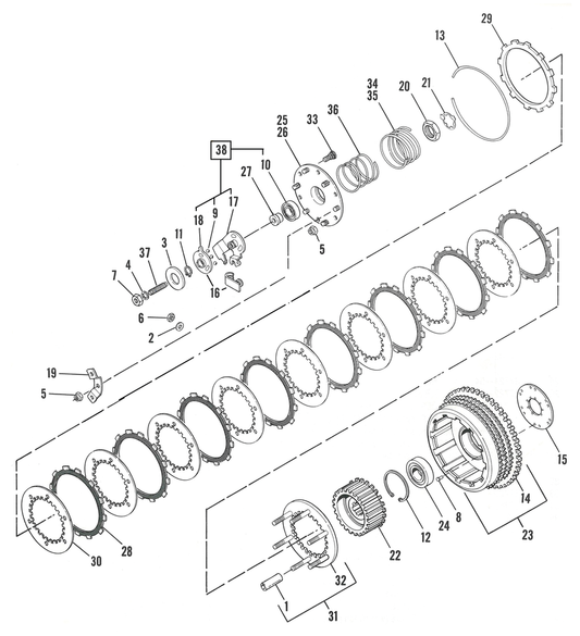 Clutch Drum with Ring Gear XL81-e84
