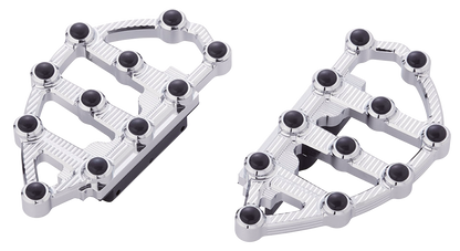 Ness MX Passenger Floorboards - Chrome