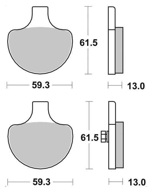 SBS HS brake pads HD84-99 front