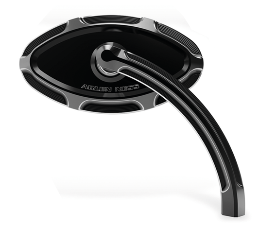 BEVELED MIRROR  RIGHT  BLACK