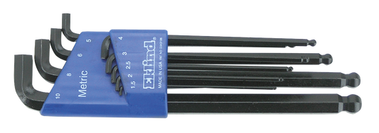 Stubby Ball Allen wrenches Metric 9Piece