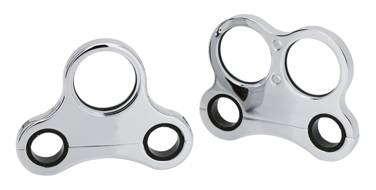 GZP Chr billet single gauge f/T-bar no h