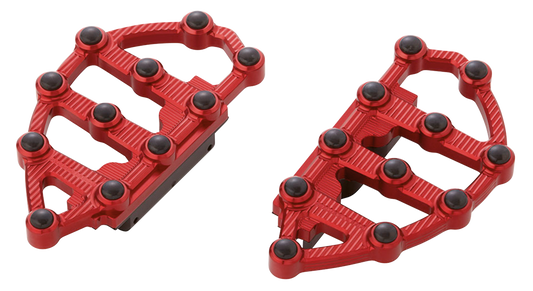 Ness MX Passenger Floorboards - Red