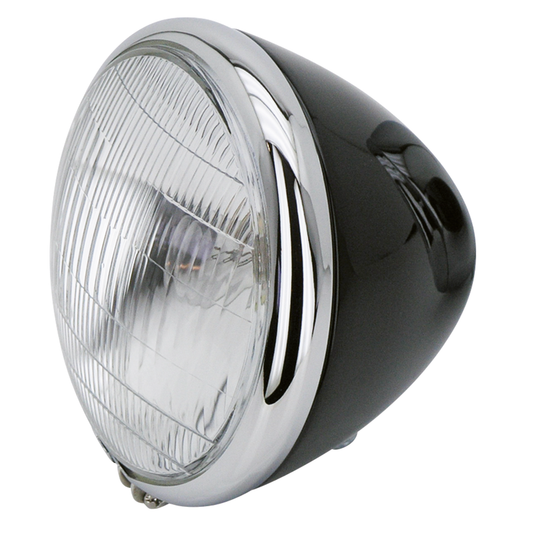 GZP Springer Headlight Compl. Black 6 vo