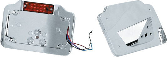 GZP Licenceplate LED chr/w triangle m/pl