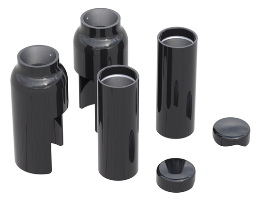 Fork Cover Kit 6PC Black FXBR18-Up