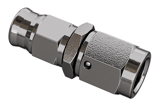 Brakeline nipple straight UNF STAINLESS