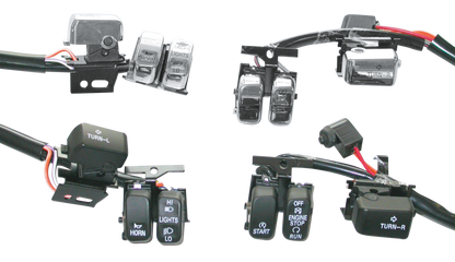 Engine start & stop switch Chrome 96-06