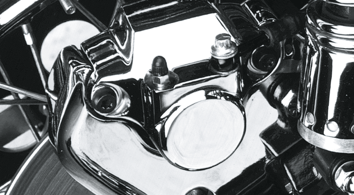 GZP Chrome 87-99 model rear brake calipe