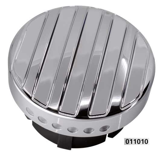 GZP chr ribbed LED fuel gauge cap 96-17
