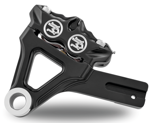 PM 4 Piston rear caliper/brckt FXD08-up