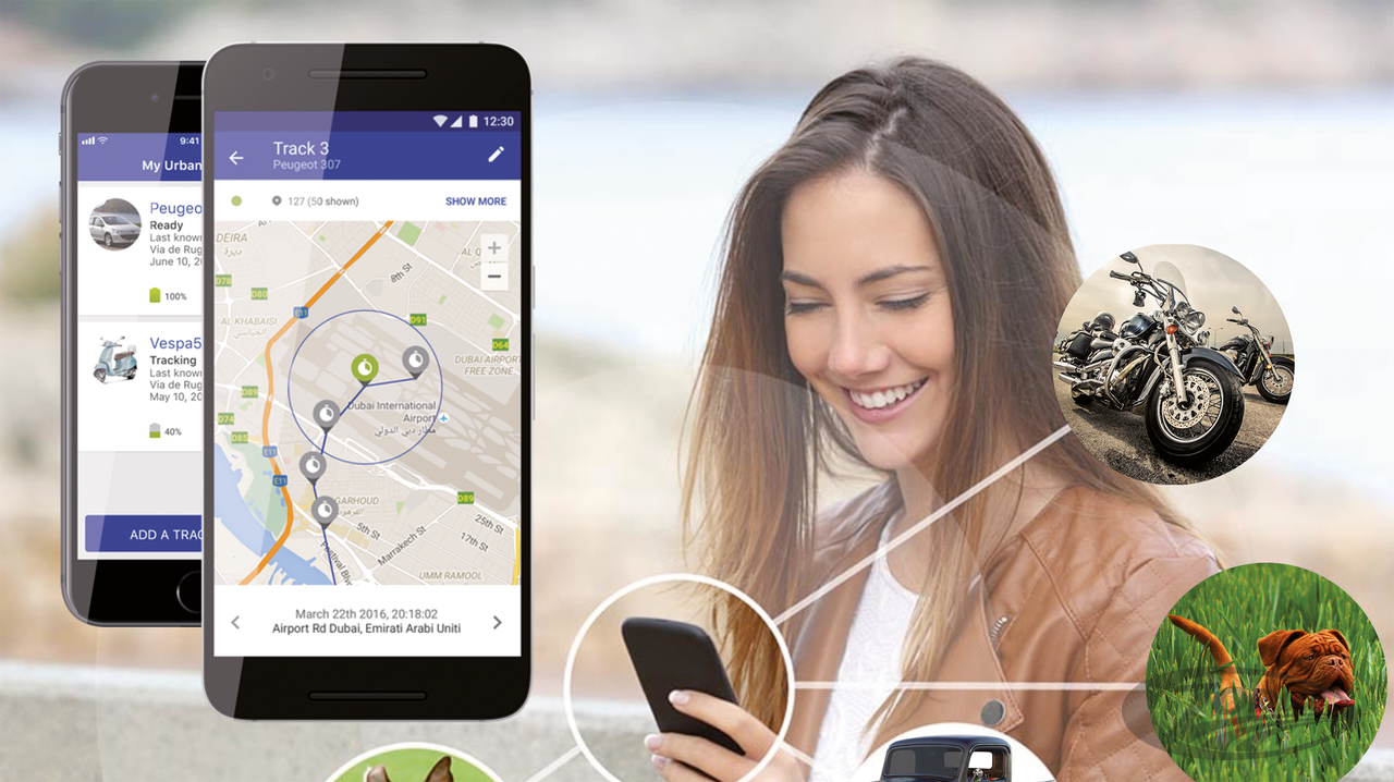 Urban tracker tracking device