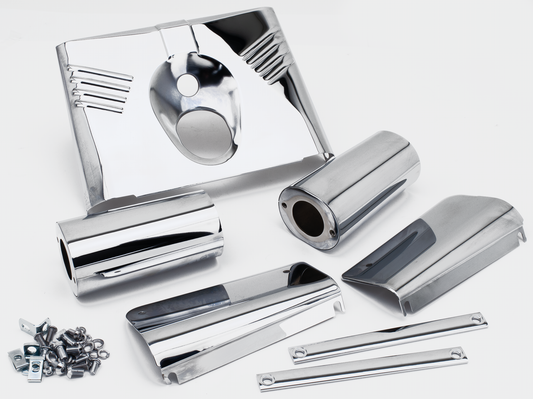 Fork Cover Kit Chrome FLST86-17