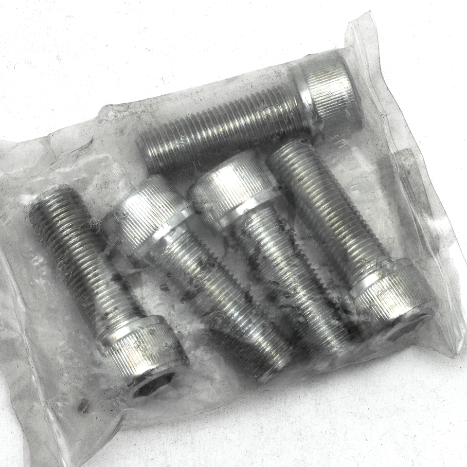 GZP 5pck allen bolt 1/2-20x1-1/2" zinc