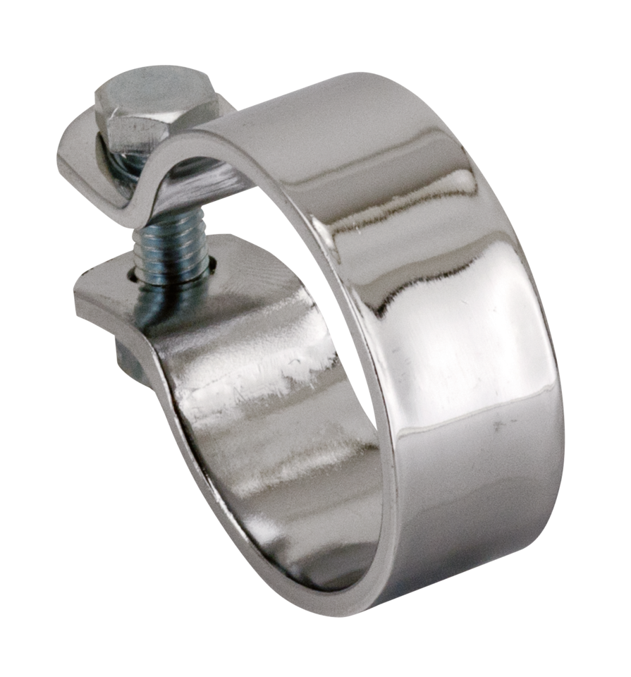 GZP Chrome exhaust clamp 1.5" I.D.