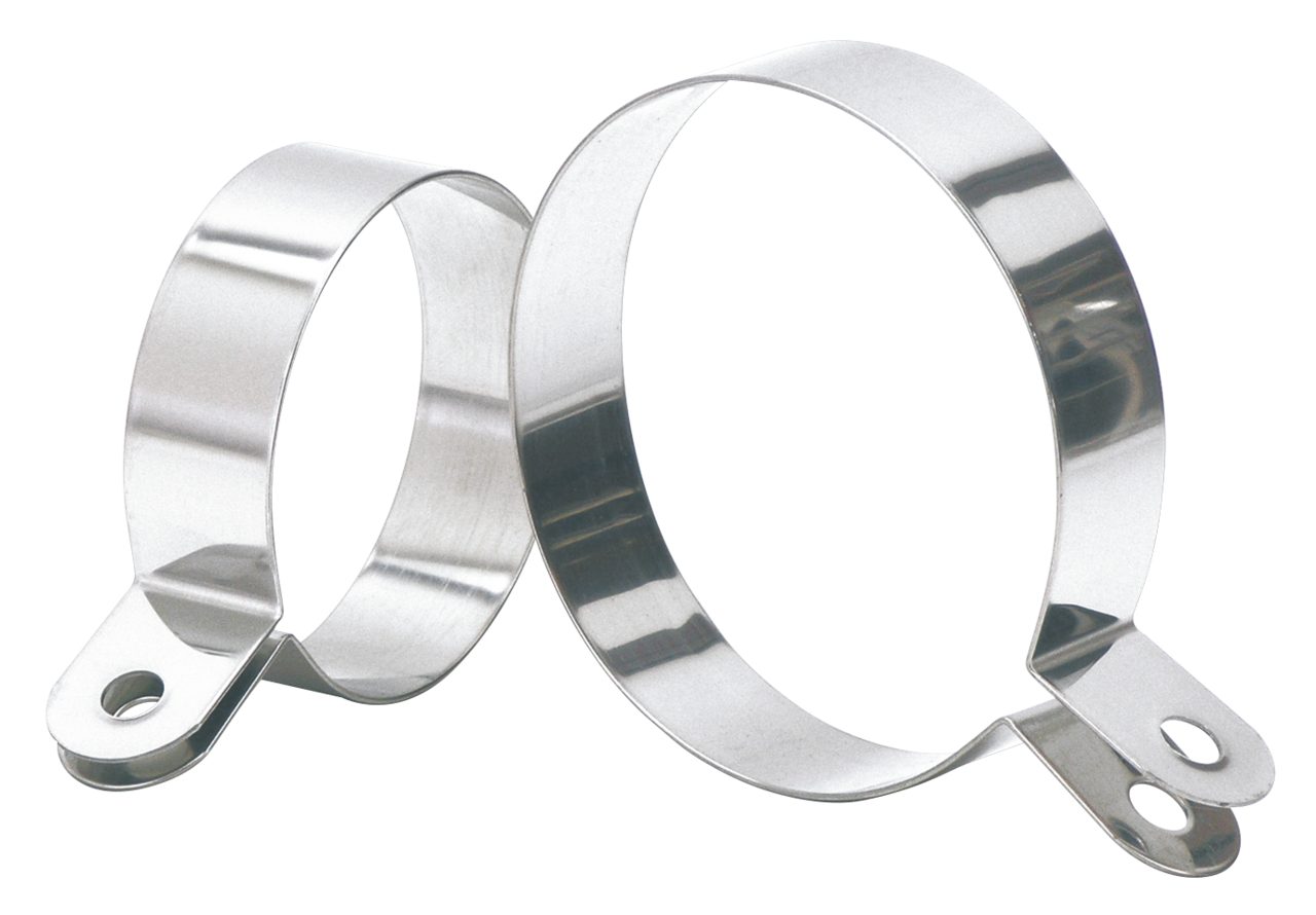 Supertrapp Clamp center pull 4.5" stainl