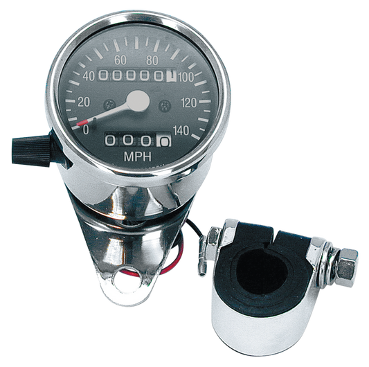GZP Mini Speedo KPH w/trip meter + clamp