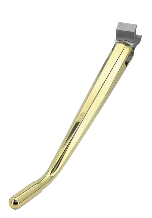 K-Tech weld-on diamond kickstand brass
