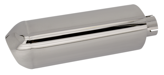 Triangle muffler Stainless steel 2" I.D.