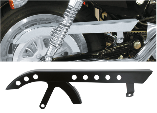 GZP Chrome upper belt guard w/holes XL04