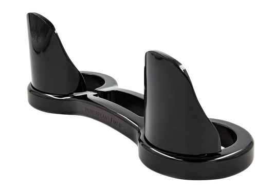 P16 49mm FORK BRACE W/ DUST GUARDS Blk