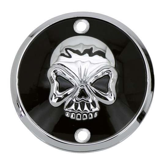 GZP Skull blck/chrome points cover verti