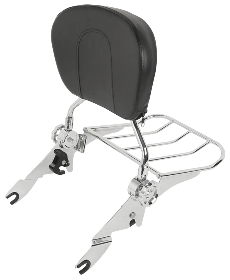 Det. Sissybar + Pad/Rack Chr FLH/T09-up