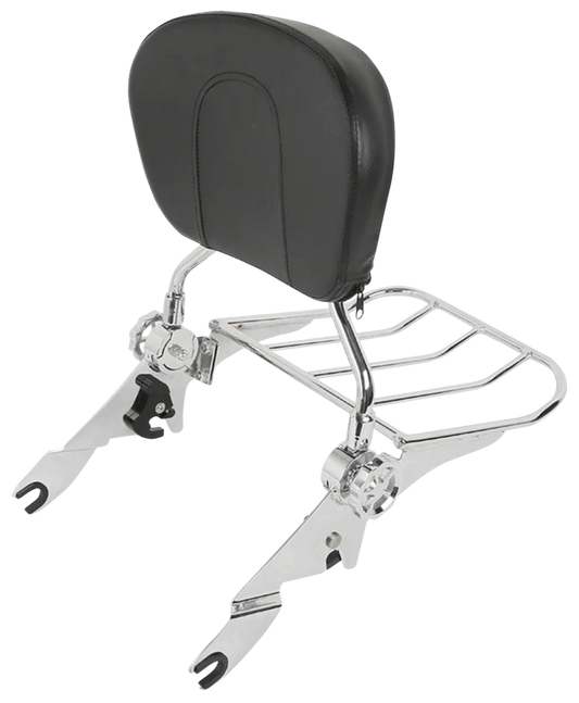 Det. Sissybar + Pad/Rack Chr FLH/T09-up