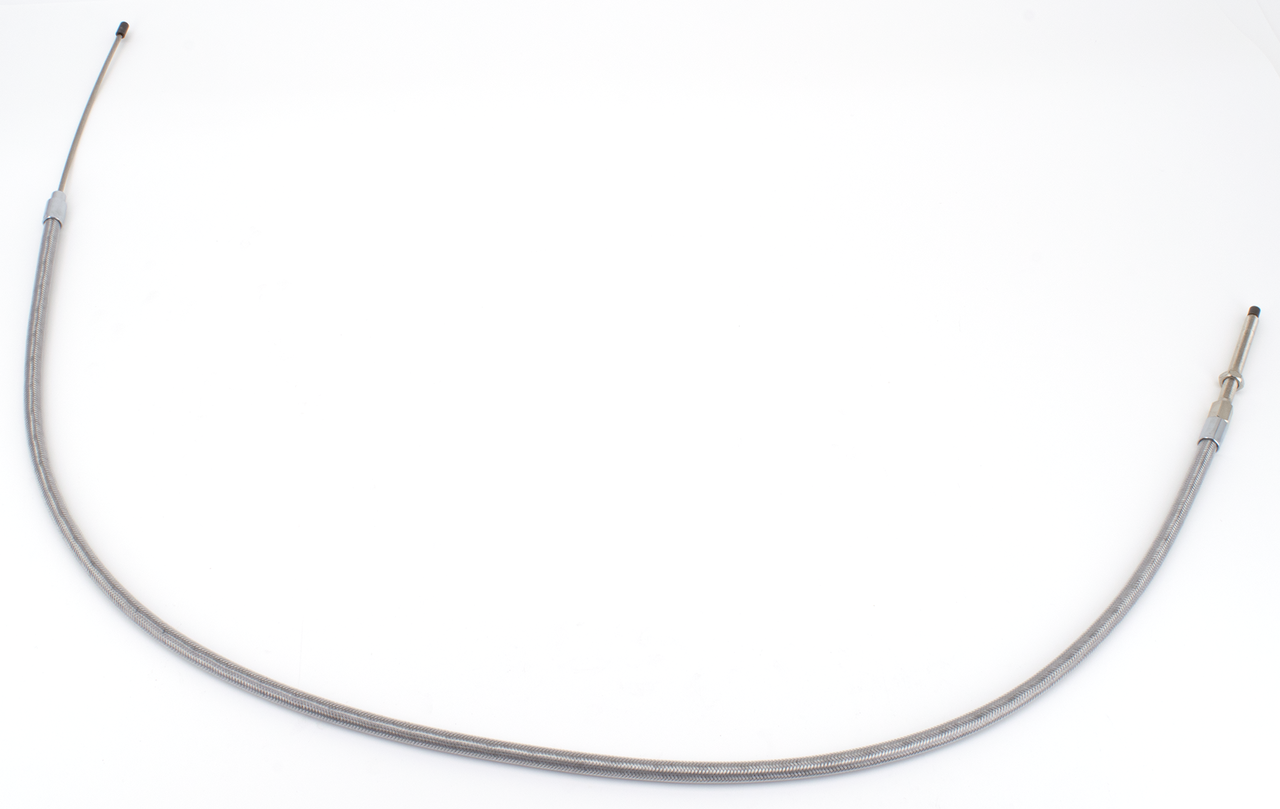 Braided Clear Coated clutch cable 39"