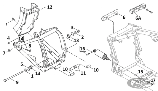 Washer/Grommet Rear Shock F*ST00-17