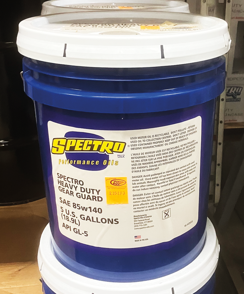 18.9Ltr SPECTRO 85W140 gear oil BT