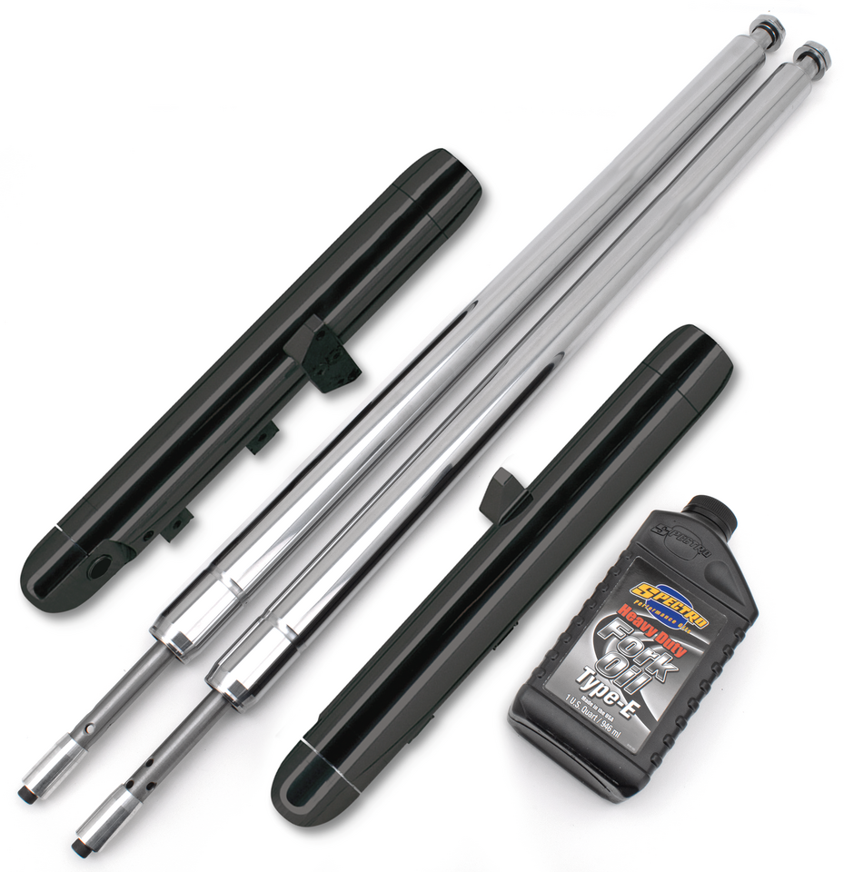 Naked Blk Bubba fork legs 8" over st FL